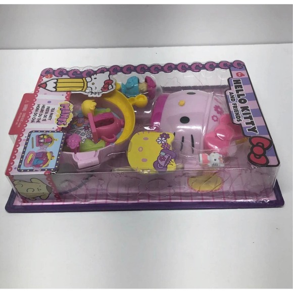 Hello Kitty Minis Tea Party Play Set NEW - Picture 6 of 9